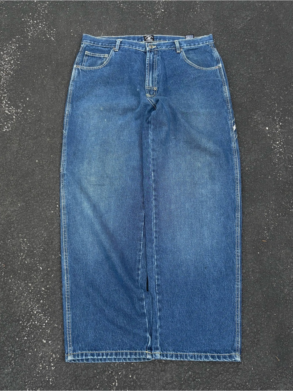 Beverly Hills Polo Club Men’s Relaxed Blue Denim Jeans - Picture 2 of 9